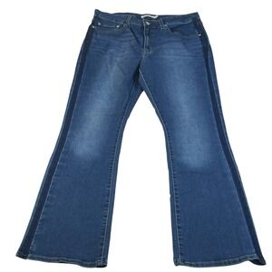 Levi's 725 High Rise Bootcut Jeans Women's Size 31X30 Medium Wash W/Side Stripe